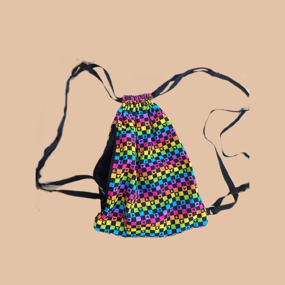 Authentic Disney Parks  - PRIDE - Mickey Mouse Knapsack With Side Pocket - Picture 4 of 4